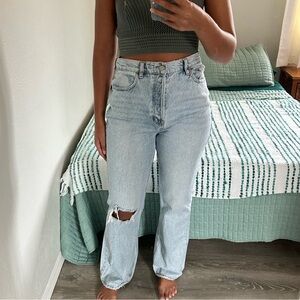 PacSun Eco Light Blue High Waisted Bootcut Jeans